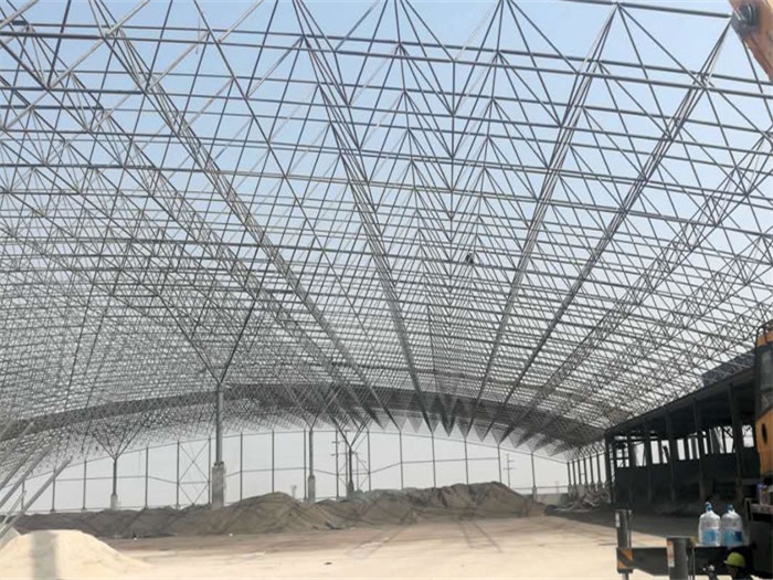 濉溪钢厂料仓网架工程